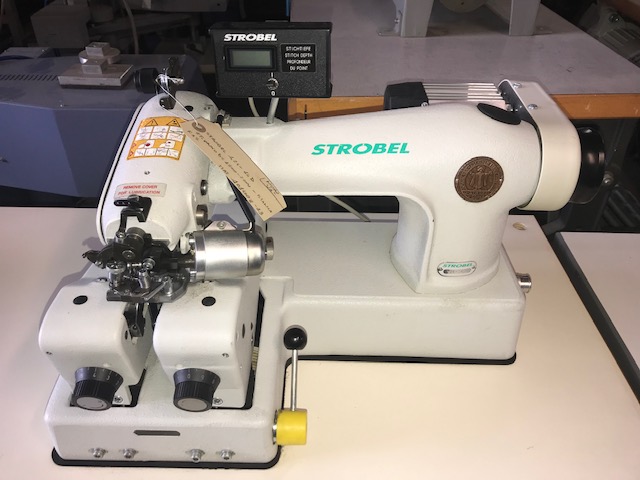 Blind-stitch machines with 2 plungers : STROBEL 124-14-D